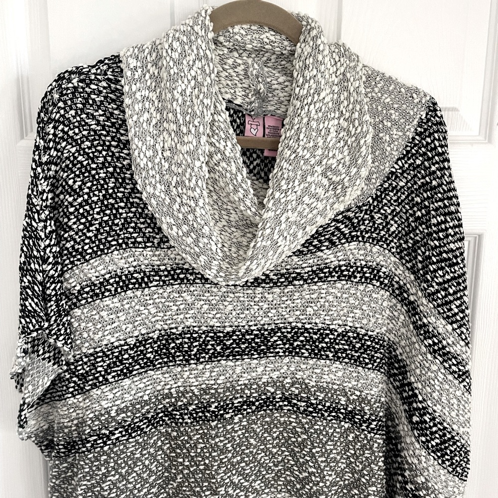 New, never worn, poncho